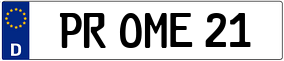 Truck License Plate